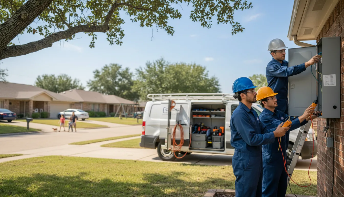 Certified electrician providing emergency electrical services in Wheatland, OK
